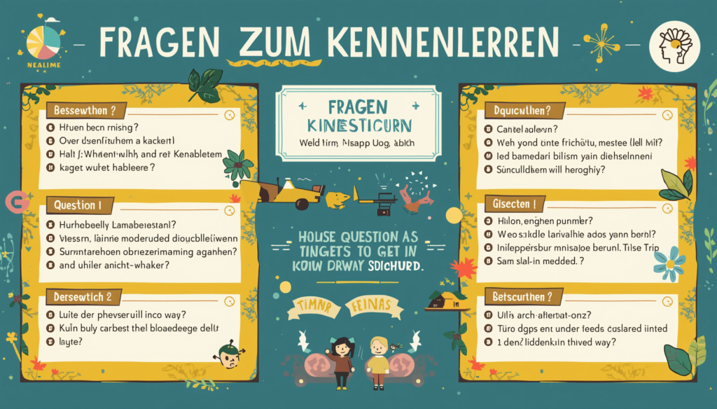 Fragen zum Kennenlernen