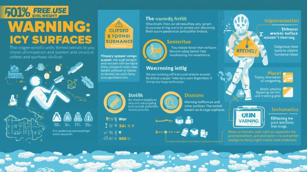 Warning of Icy Surfaces