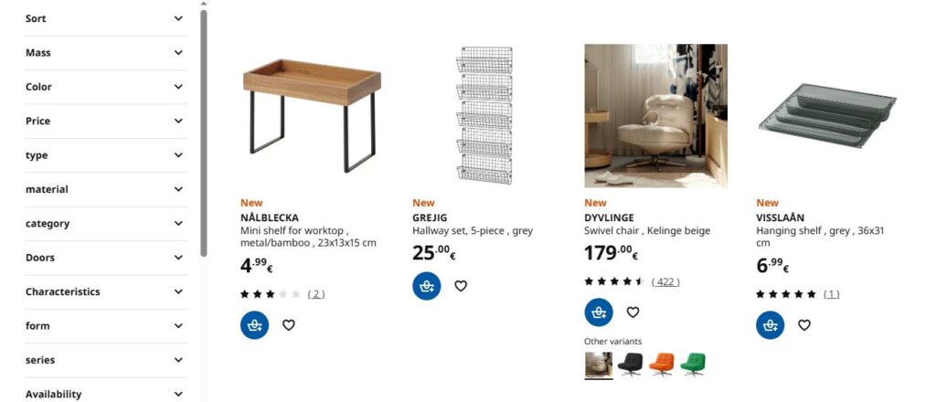 ikea onlineshop