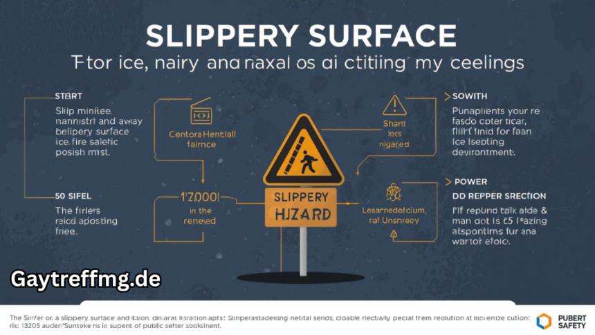 warning of icy surfaces